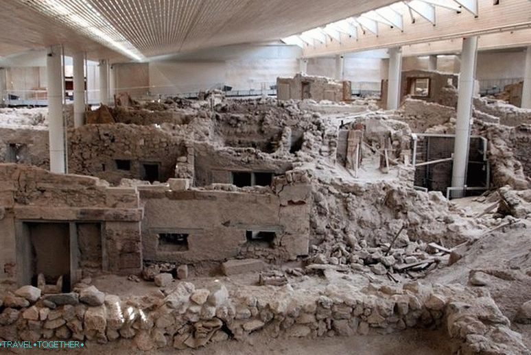 Santorini régészeti lelőhelye