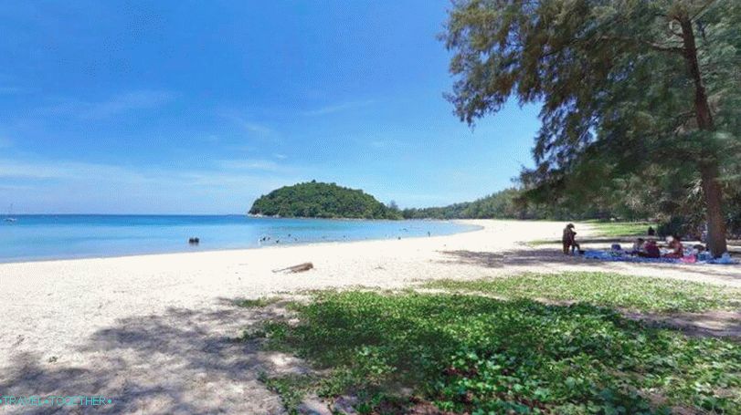 A Bang Tao Beach északi része Phuketben