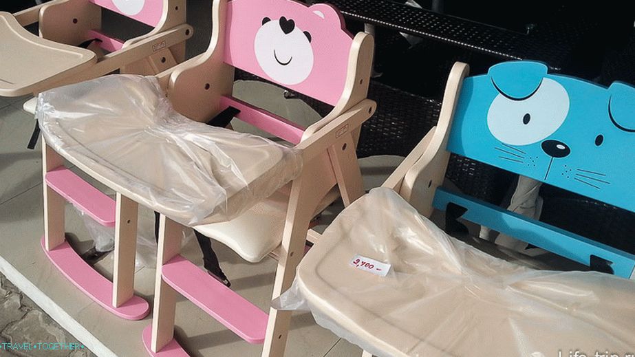 Baby szék Samui 2700 bahtért