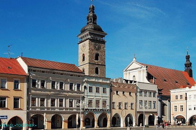 Ceske Budejovice történelmi központja