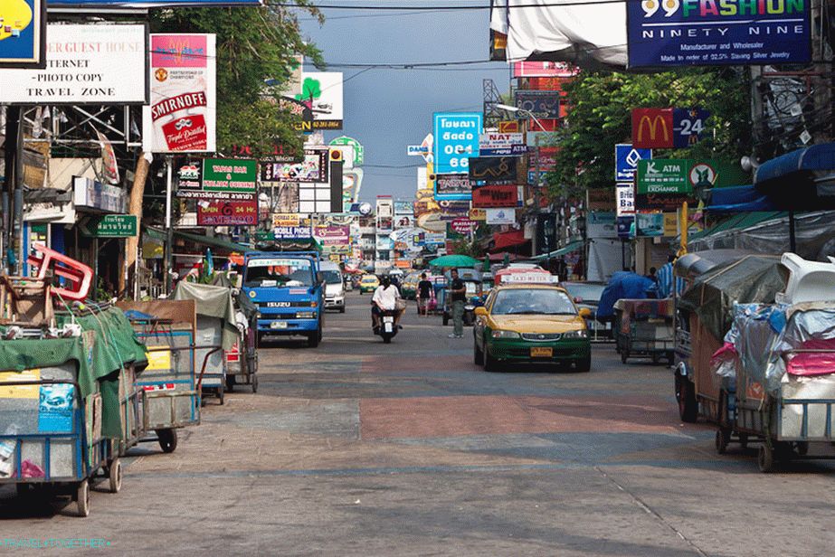 Khao San Road kora reggel