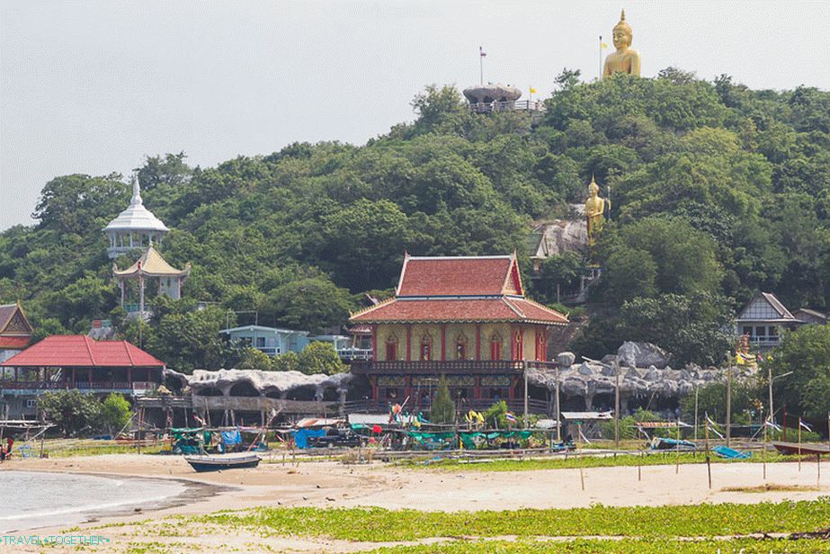 Khao Tao hegy és nagy Buddha