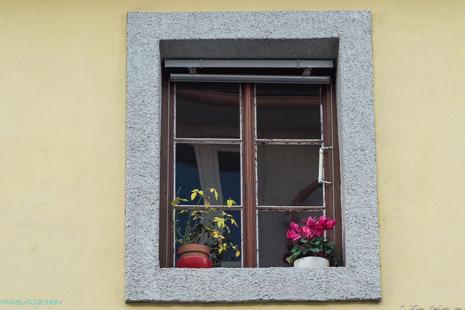 Virágok mindenhol az ablakpárkányokon