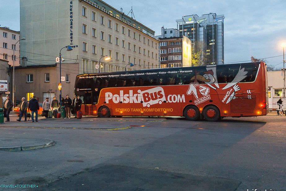 Olcsó lengyel buszok Polskibus