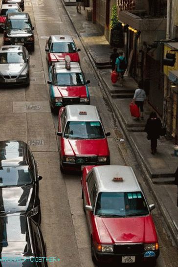 A taxi nagyon sok a városban, a régi modellben