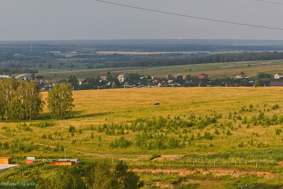 A nézet a megközelítés ablakából
