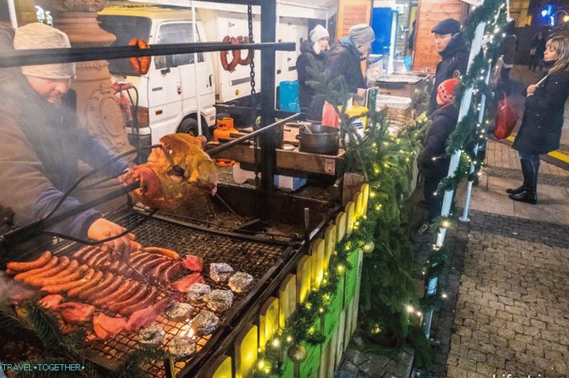 És az élelmiszer választék ugyanaz