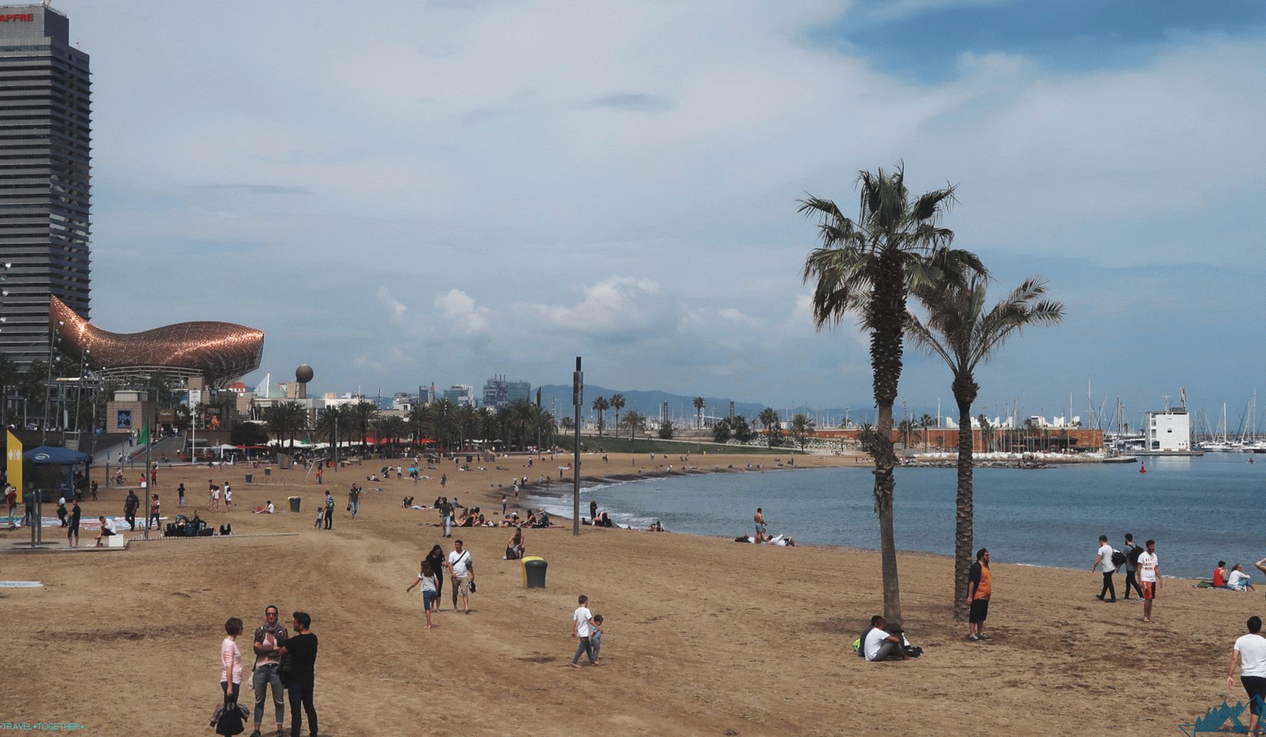 Barcelona,   a strand