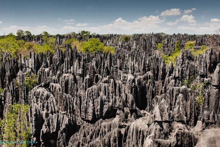 Madagaszkár, Tsinzhi-du-Bemaraha - a kő sziklák birodalma
