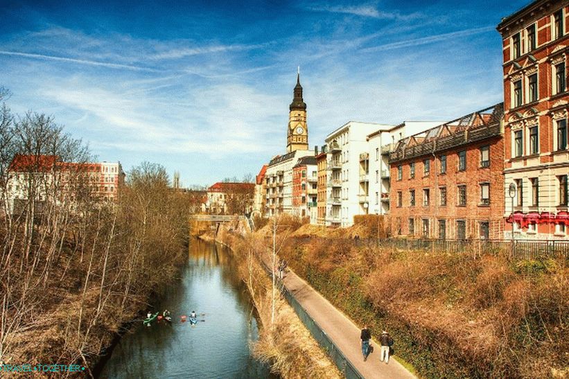 Egy kis csatorna Leipzigben