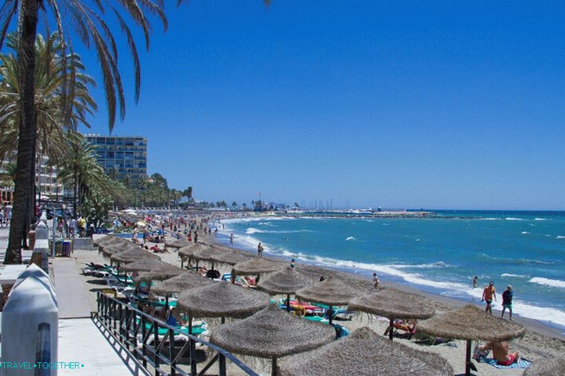 Marbella tengerpartja