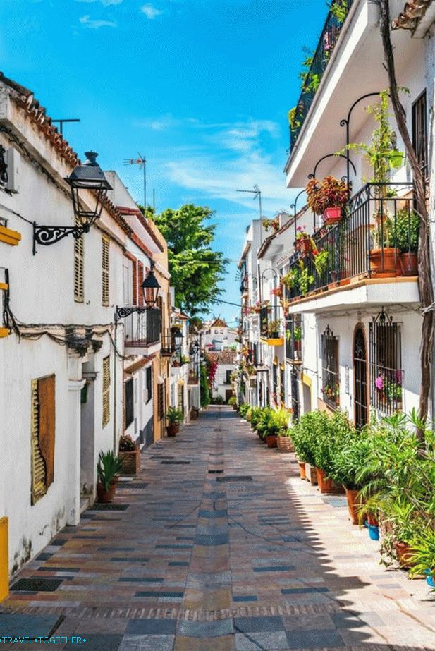 Marbella utcái