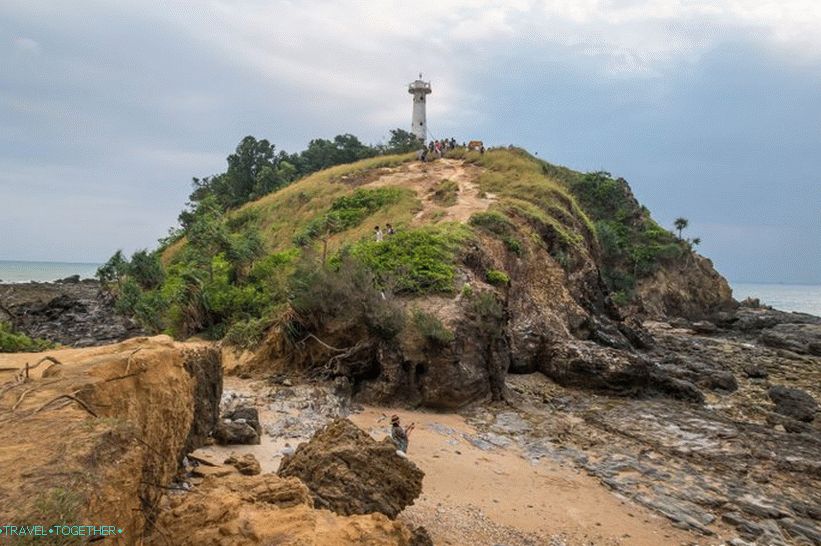 A Koh Lanta-i világítótorony és a nat park