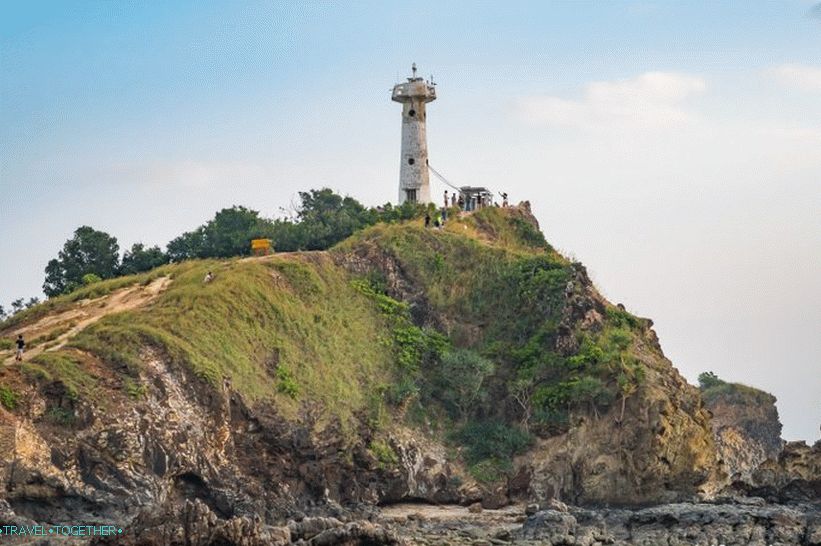 A Koh Lanta-i világítótorony és a nat park