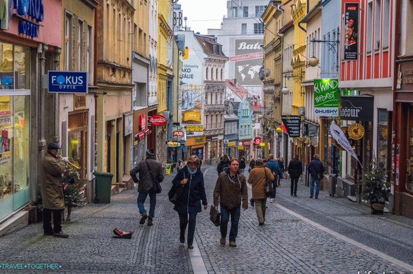 A régi város szűk utcái
