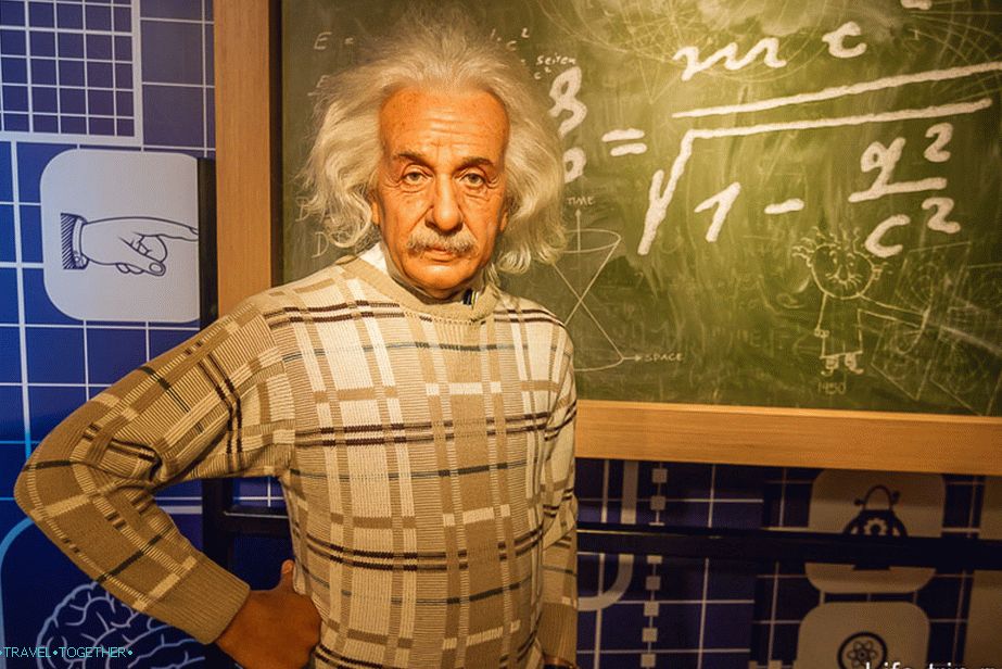 Einstein a Madame Tussauds-ban
