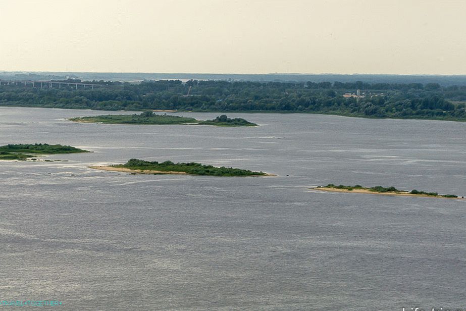 A Volga látványa a szemmel való összefolyásban