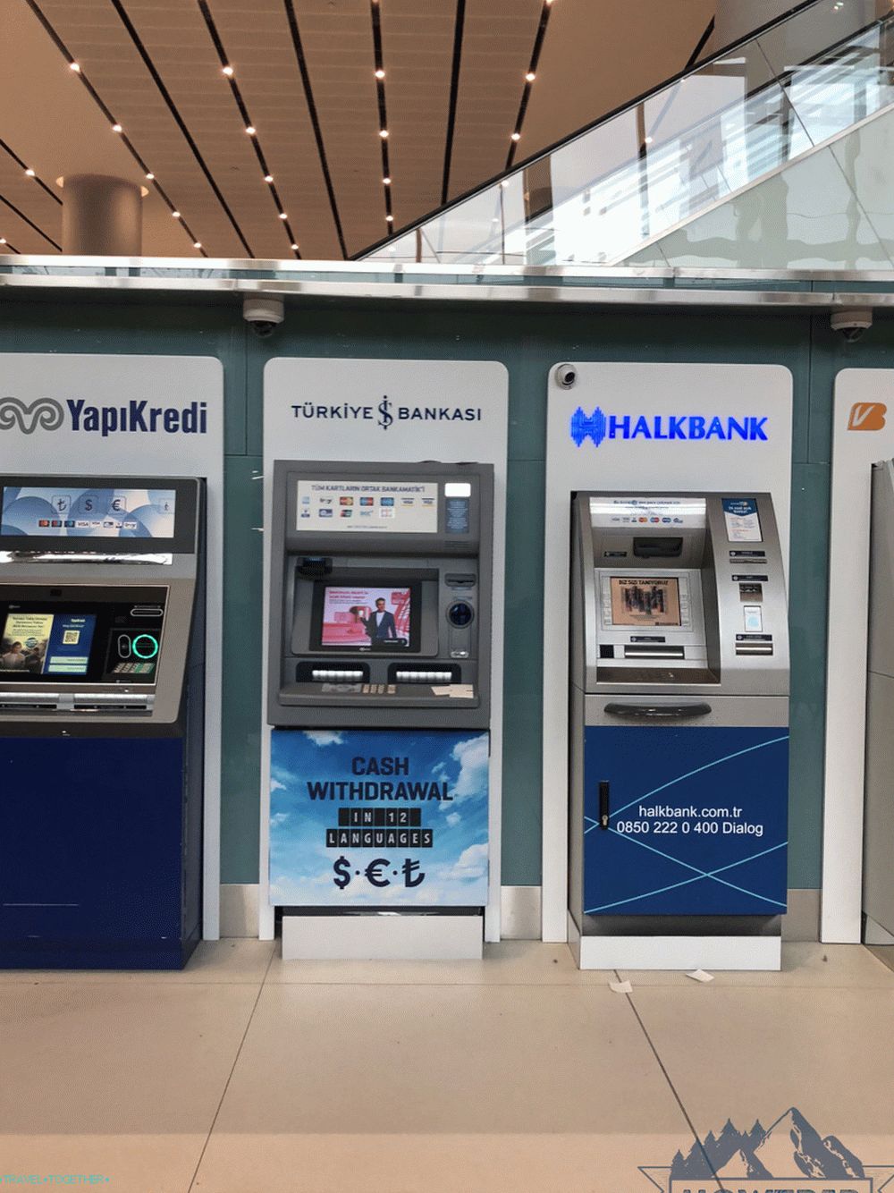 ATM-ek az új repülőtéren