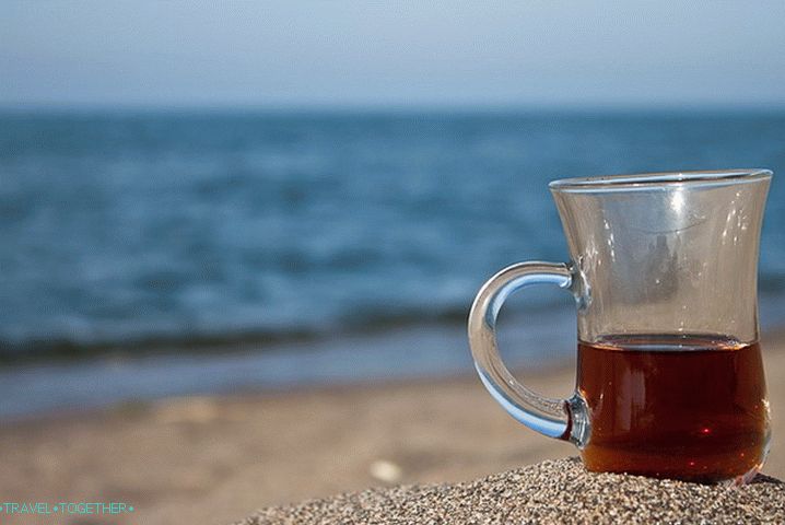 Török tea a török   Fekete-tenger partján.