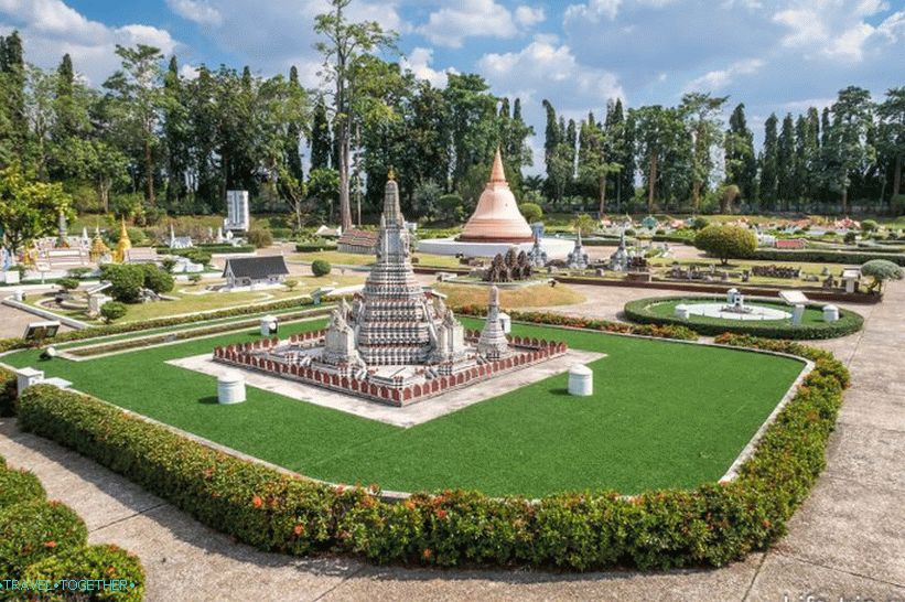 Mini Siam Park Pattayában - a világ mini látnivalói