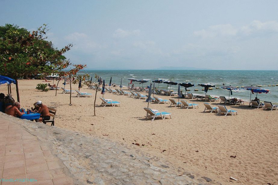 A strand központi része