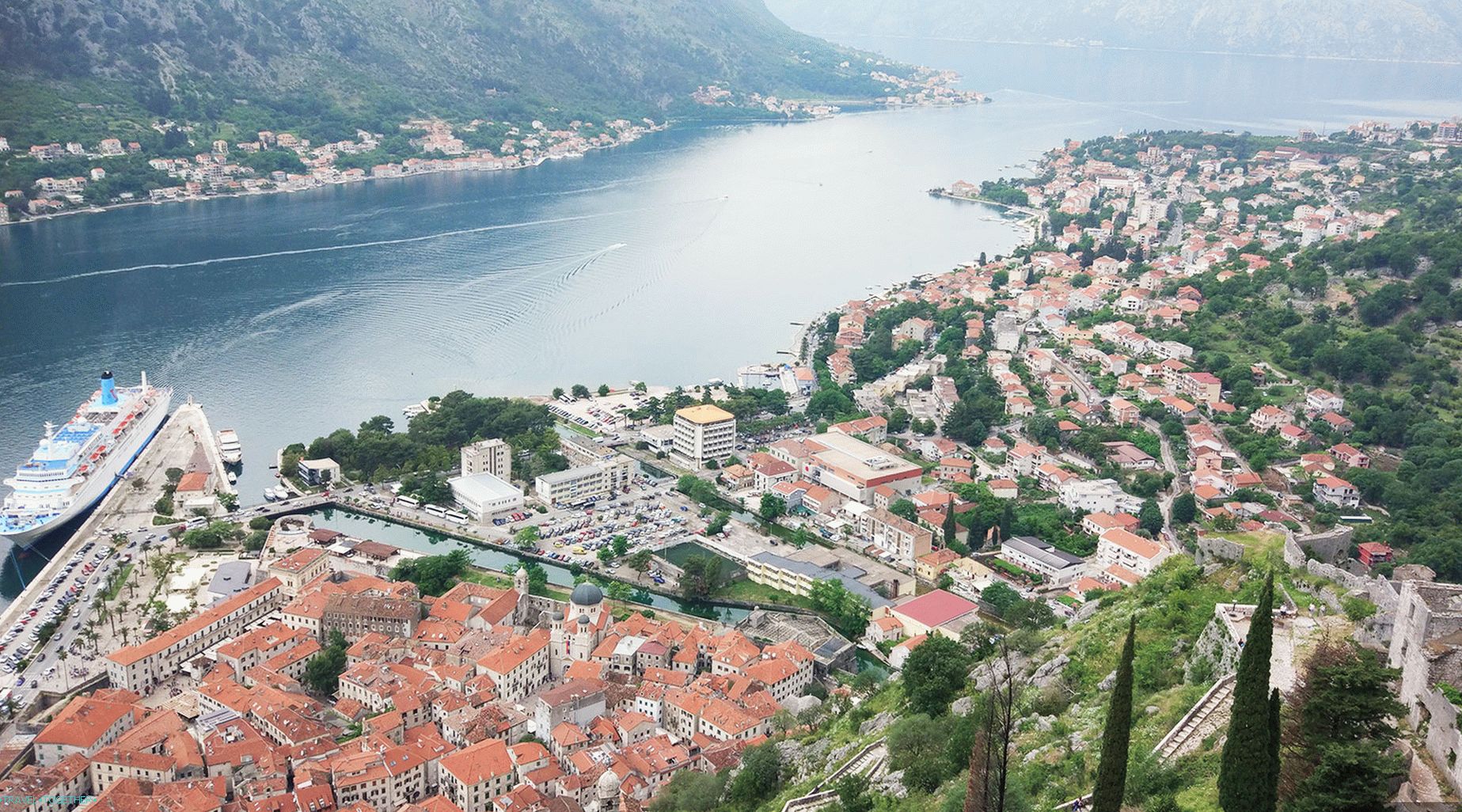 Kotor, Montenegró júliusban