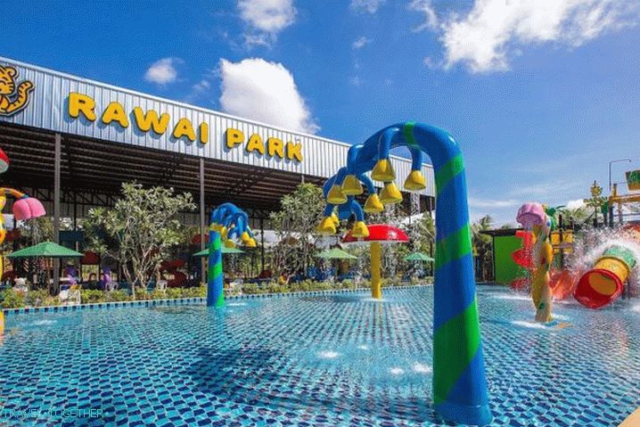 Phuket, gyerekek, Rawai park 