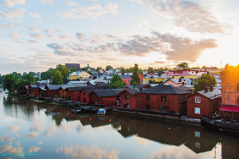 Régi faházak a Porvonjoki folyón