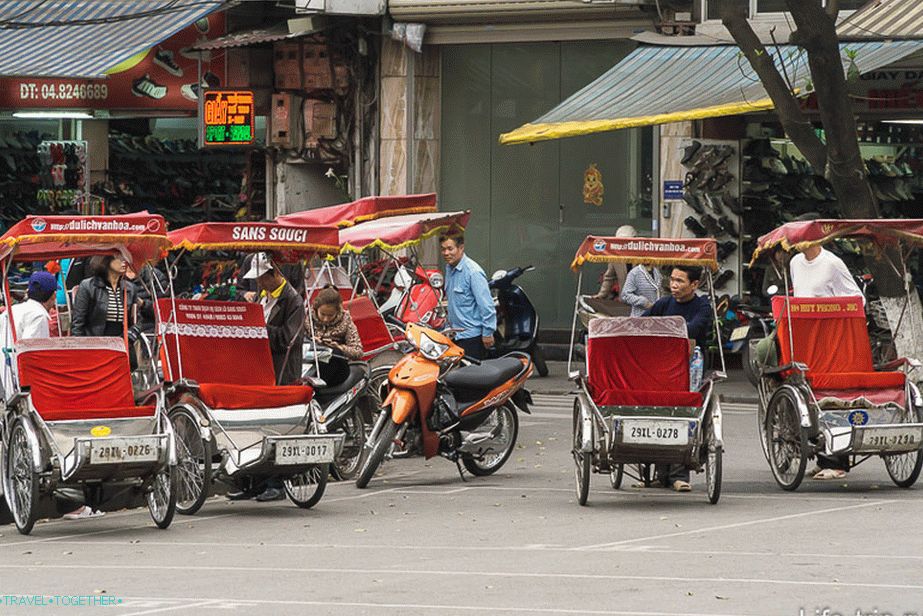 Pedikabok Hanoiban