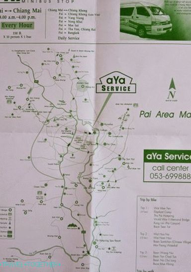 Pai Area térkép