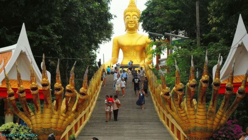 Arany Buddha a Pratumnak Pattaya területén