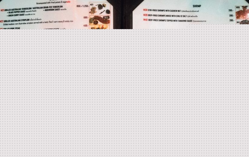 Étterem Lae Lay Grill Krabiban - az egyik legjobb szempont az étellel