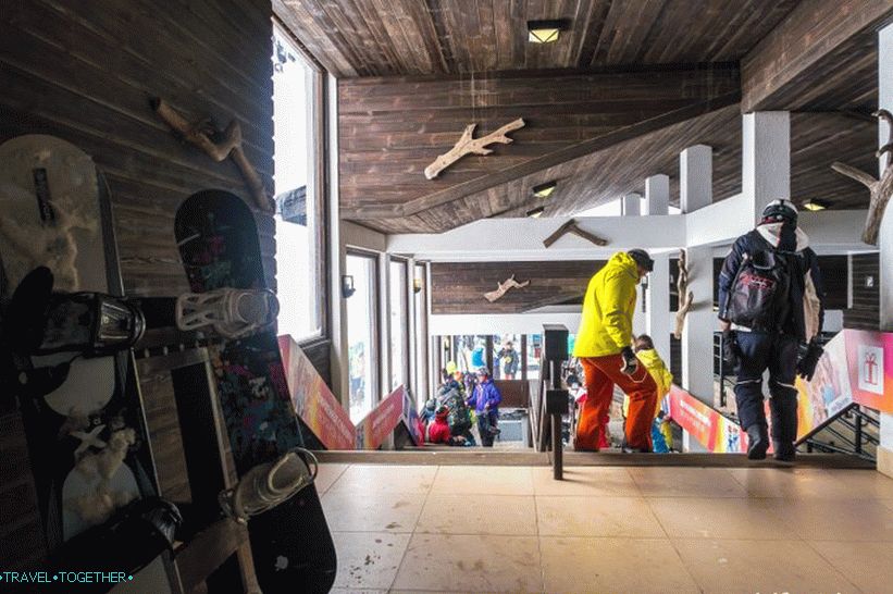 Étterem magassága 2320 méterre - a Rosa Khutor legjobb nézete