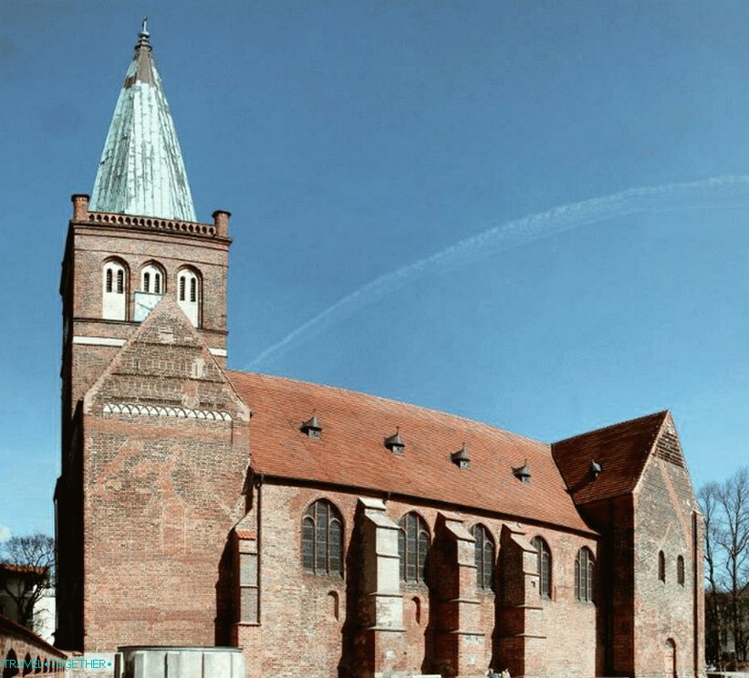 Gótikus templom a Rügen szigetén