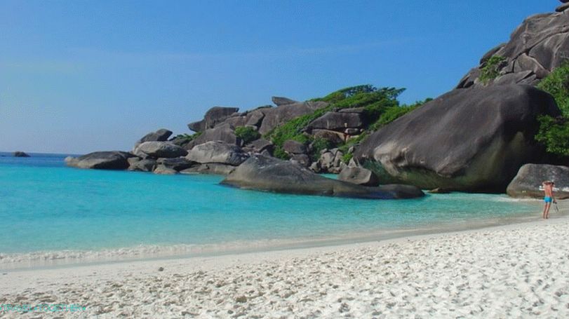 Strandok a Similan-szigeteken