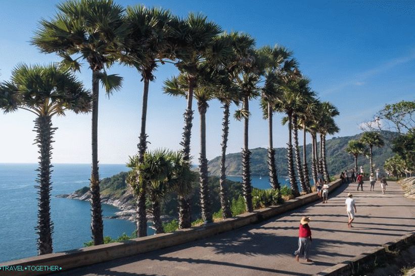 A megfigyelő fedélzet a Promtep-fokon - Phuket legdélibb pontja