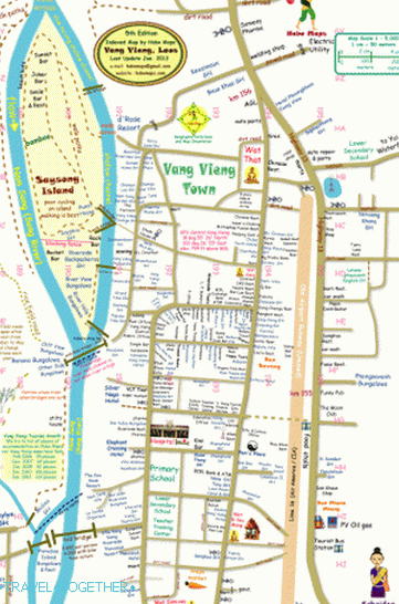 Vang Vieng térképe