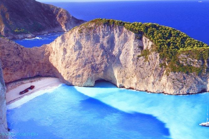 híres Zakynthos strand