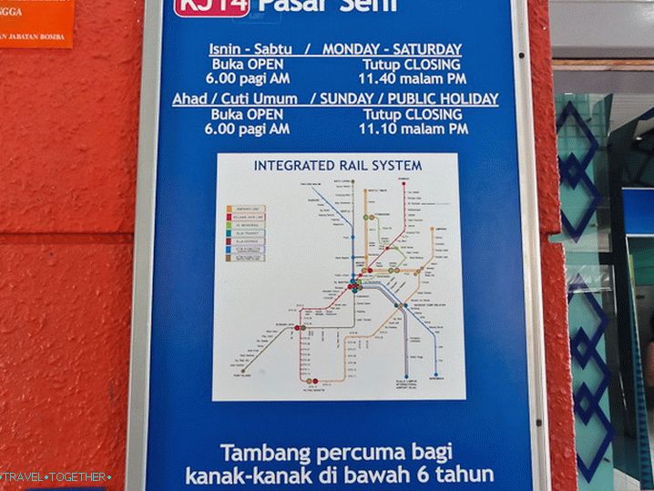 Kuala Lumpur metró mód