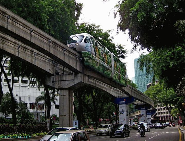 Monorail metró Kuala Lumpurban