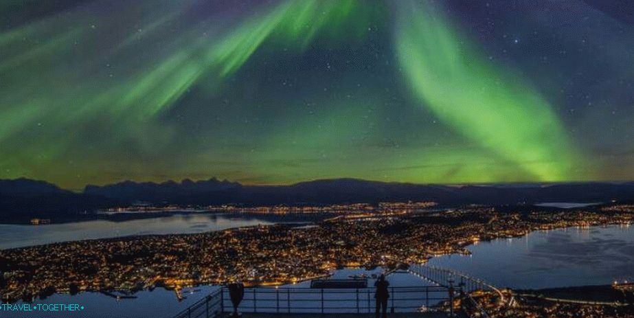 Északi fények Tromsø felett