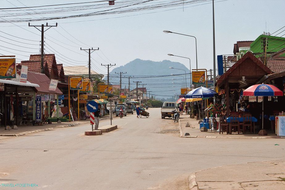 Vang Vieng utcáin