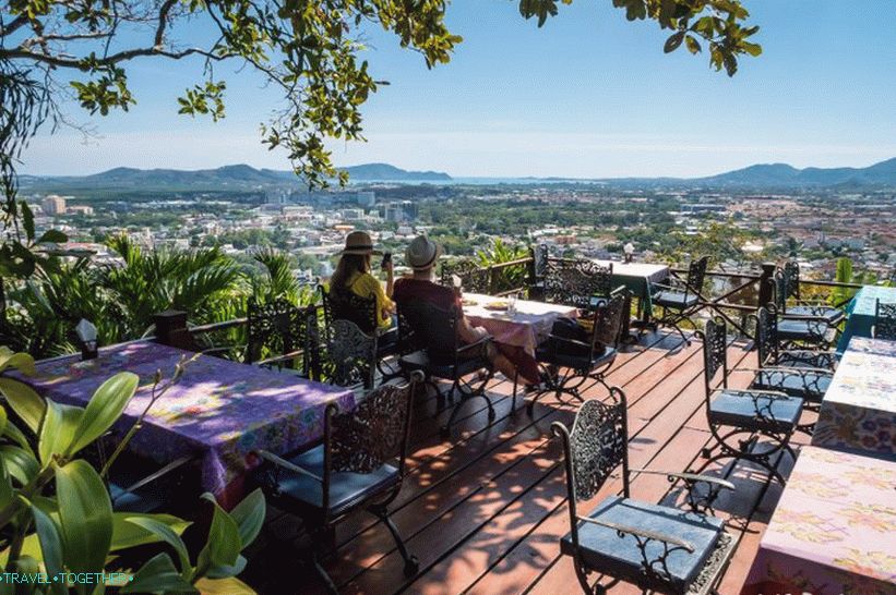 Viewpoint Tunk Ka Cafe Phuketben - a Rang Hill közelében