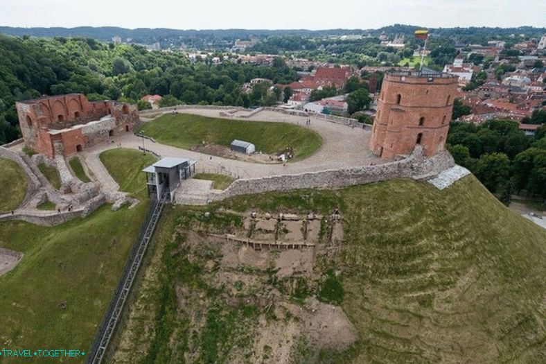Vártorony a Gedinimas dombján