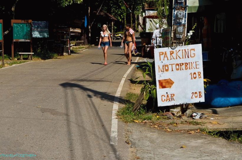 Mutató a mészparkoláshoz